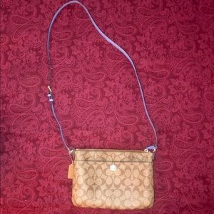 Fun mid size Authentic Coach purse
